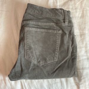 J Crew corduroy toothpick 28T jeans